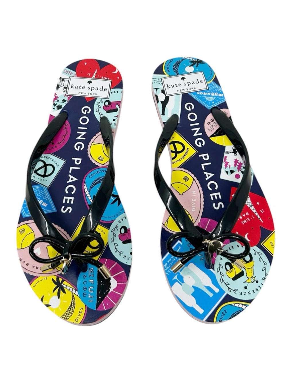 Kate Spade 🆕 Going Places Flip Flops Sandals